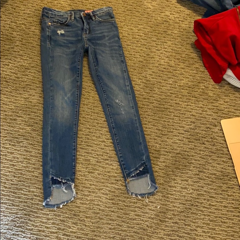 Dark washed kids jeans
